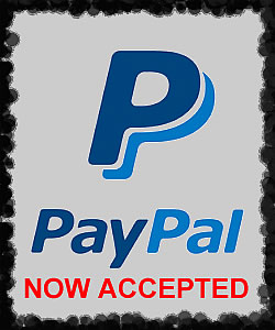 PAYPAL NOW ACCEPTED